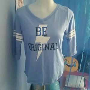 A long sleeve jersey shirt